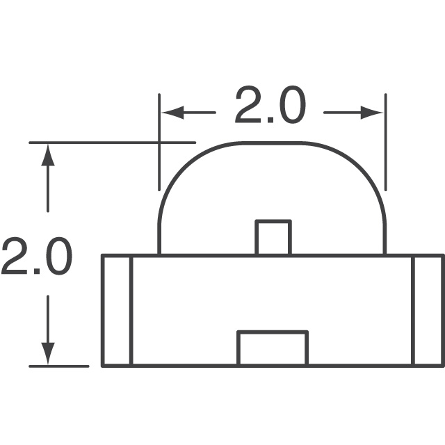 APECVA3010SYCK Kingbright  Indication LED - Discrète